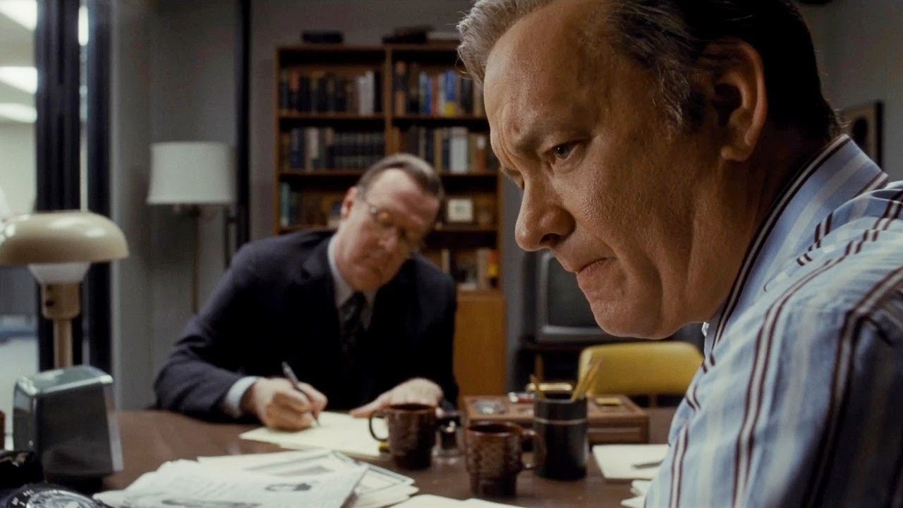 Кадр из фильма Секретное досье / The Post (2017)