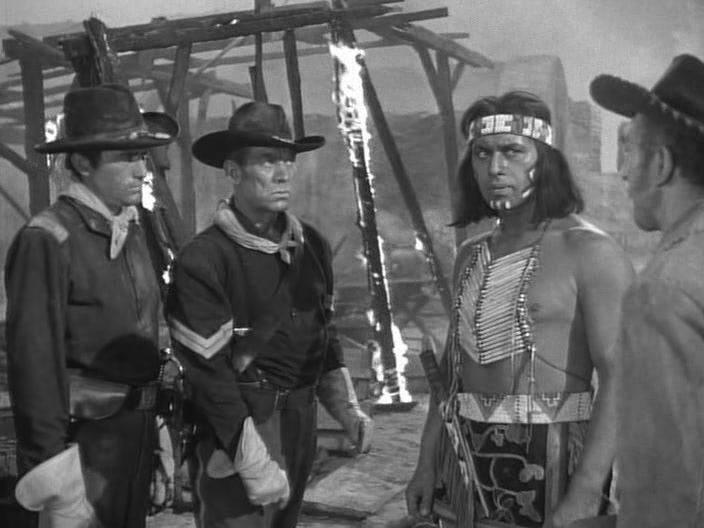 Кадр из фильма Только отважные / Only the Valiant (1951)