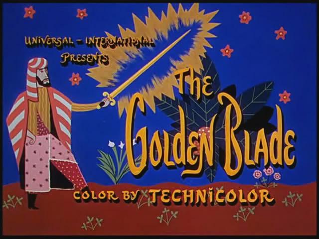 Кадр из фильма Золотой клинок / The Golden Blade (1953)