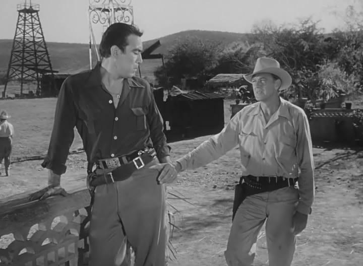 Кадр из фильма Дующий ветер / Blowing Wild (1953)