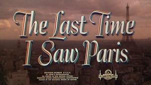 Кадры из фильма Последний раз, когда я видел Париж / The Last Time I Saw Paris (1954)