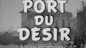 Кадры из фильма Порт желаний / Port du désir (1955)