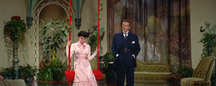 Кадр из фильма Девушка в розовом платье / The Girl in the Red Velvet Swing (1955)