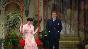 Кадры из фильма Девушка в розовом платье / The Girl in the Red Velvet Swing (1955)