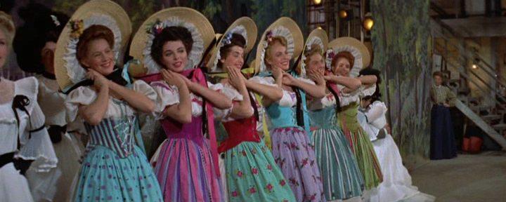 Кадр из фильма Девушка в розовом платье / The Girl in the Red Velvet Swing (1955)