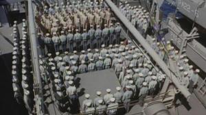 Кадры из фильма Очистить территорию / Away All Boats (1956)