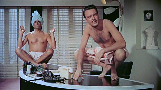 Кадр из фильма Доктор на свободе / Doctor at Large (1957)
