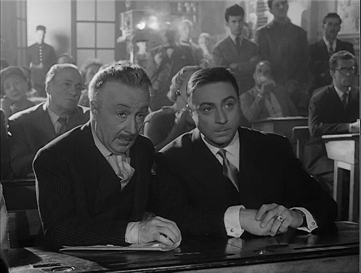 Кадр из фильма Электрическая вдова / Le septième ciel (1958)