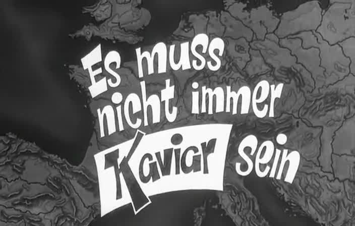 Кадр из фильма Агент поневоле / Diesmal muß es Kaviar sein (1961)