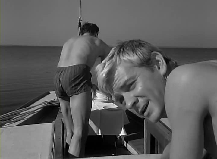 Кадр из фильма Нож в воде / Nóz w wodzie (1962)