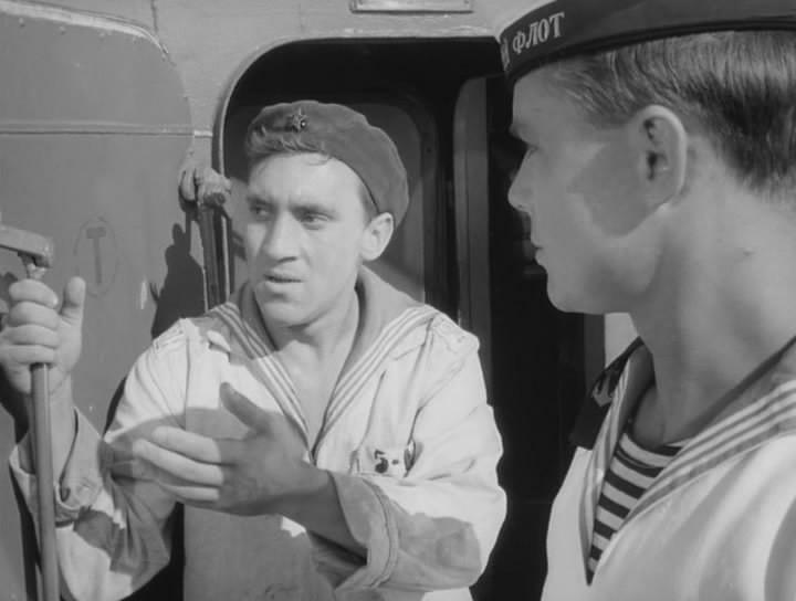 Кадр из фильма Увольнение на берег (1962)