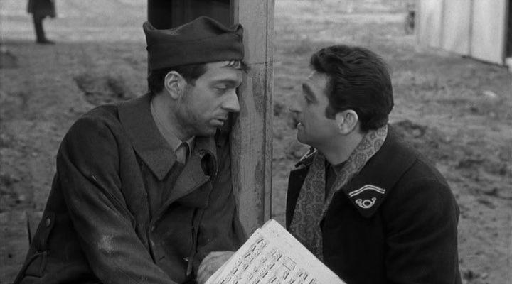 Кадр из фильма Пришпиленный капрал / Le caporal épinglé (1962)