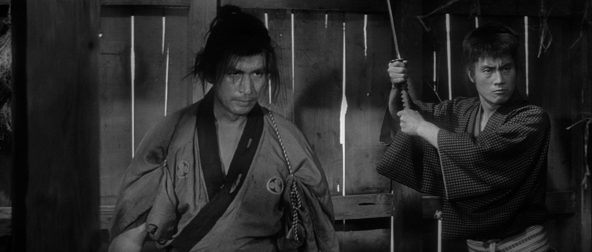Кадр из фильма Три самурая вне закона / Three Outlaw Samurai (1964)