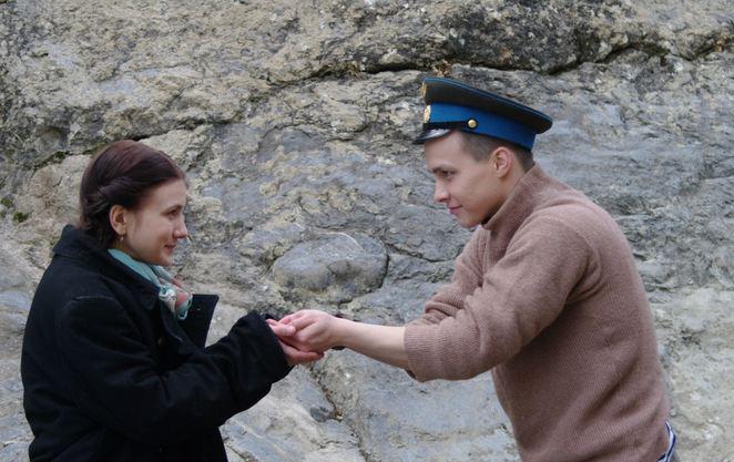 Кадр из фильма Гагарин. Первый в космосе (2013)