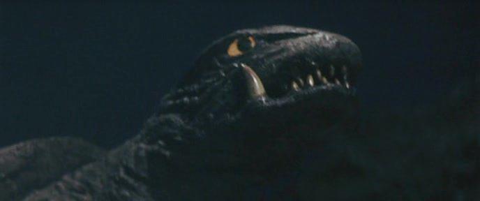 Кадр из фильма Гамера против Зигры / Gamera tai Shinkai kaijû Jigura (1971)