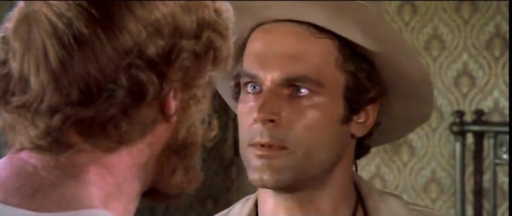 Кадр из фильма Гений, два земляка и птенчик / Un genio, due compari, un pollo (1975)