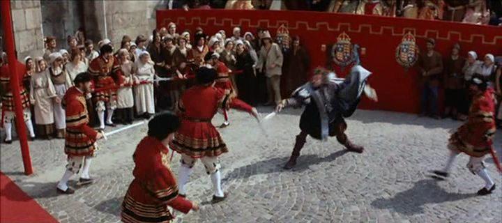 Кадр из фильма Принц и нищий / Crossed Swords (1977)