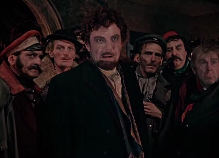 Кадр из фильма Идиот (1958)
