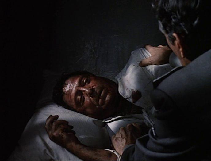 Кадр из фильма Алое и чёрное / The Scarlet and the Black (1983)