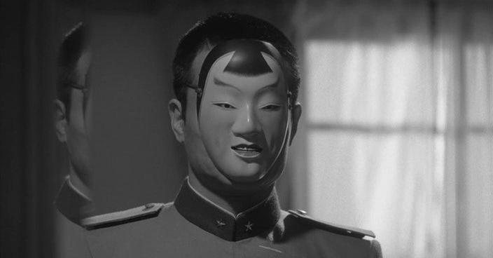 Кадр из фильма Мисима: Жизнь в четырёх главах / Mishima: A Life in Four Chapters (1985)