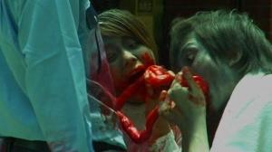 Кадры из фильма Рика: Охотница на зомби / Saikyô heiki joshikôsei: Rika - zonbi hantâ vs saikyô zonbi Gurorian (2008)