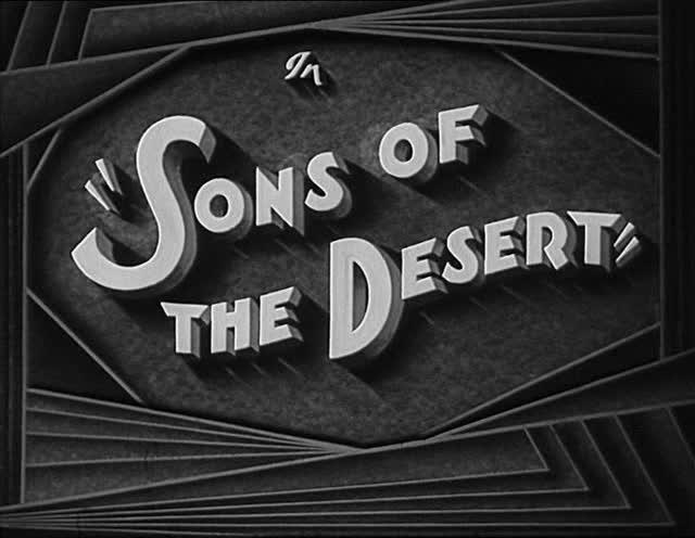 Кадр из фильма Сыновья пустыни / Sons of the Desert (1933)