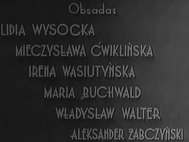 Кадр из фильма Золотая маска / Złota maska (1939)