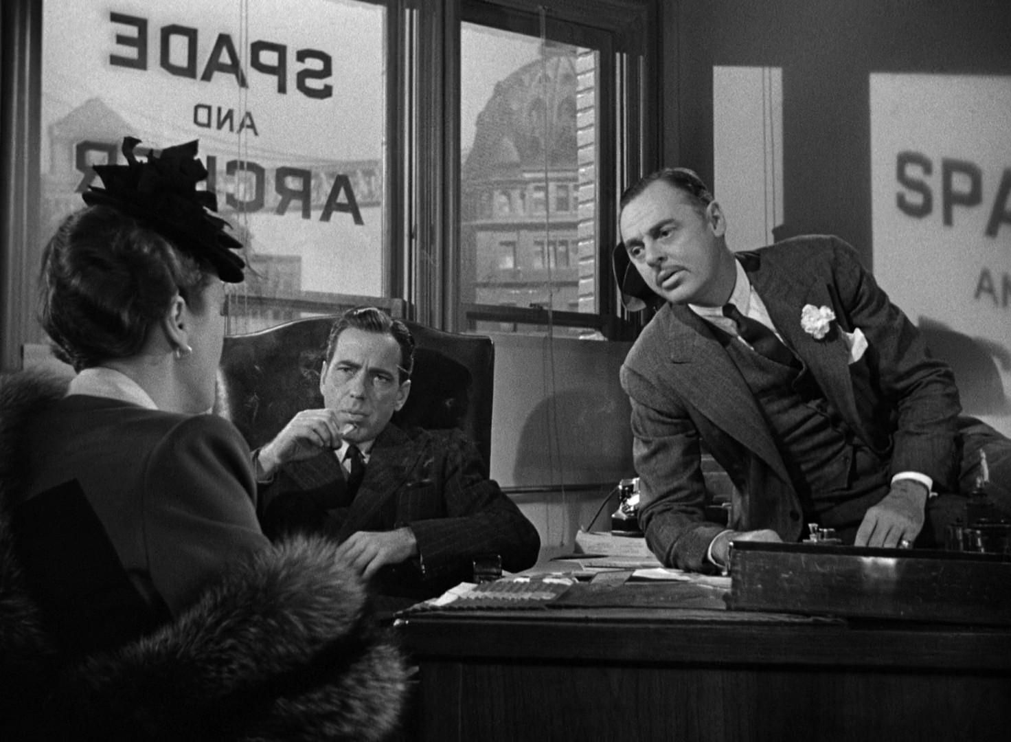 Кадр из фильма Мальтийский сокол / The Maltese Falcon (1941)