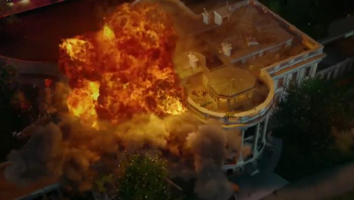 Кадр из фильма Падение Лондона / London Has Fallen (2016)