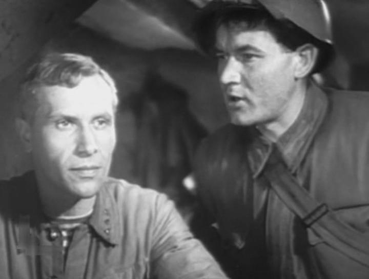 Кадр из фильма Два бойца (1943)
