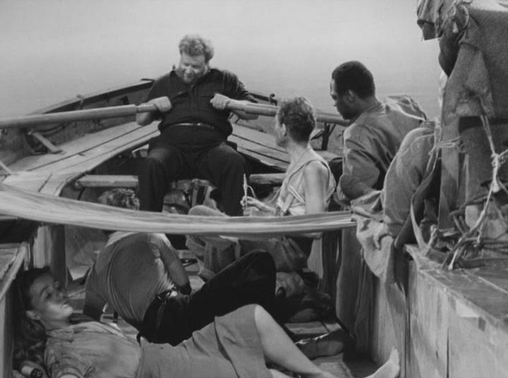 Кадр из фильма Спасательная шлюпка / Lifeboat (1944)
