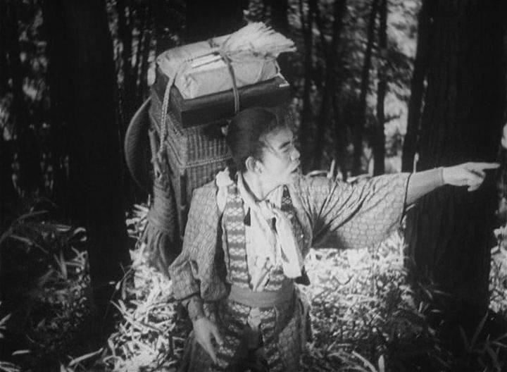 Кадр из фильма Наступающие на хвост тигра / Tora no o wo fumu otokotachi (1945)
