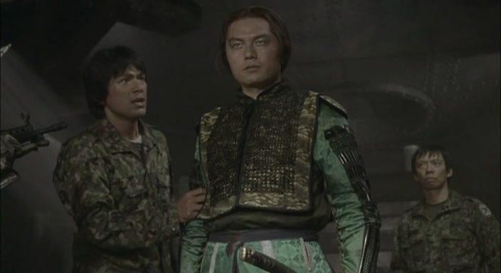 Кадр из фильма Спецназ против самураев. Миссия 1549 / Sengoku jieitai 1549 (2005)