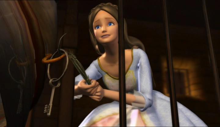 Кадр из фильма Барби: Принцесса и Нищенка / Barbie as the Princess and the Pauper (2004)