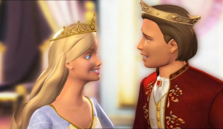 Кадр из фильма Барби: Принцесса и Нищенка / Barbie as the Princess and the Pauper (2004)