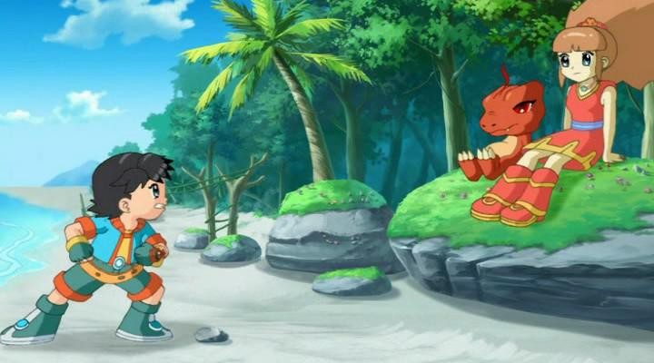 Кадр из фильма Приключения крошек динозавров / Baby Dinosaurs on the Dragon Warrior (2009)