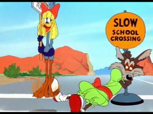 Кадр из фильма Хитрый Койот и Дорожный Бегун / Road Runner &amp; Wile E Coyote (1949)