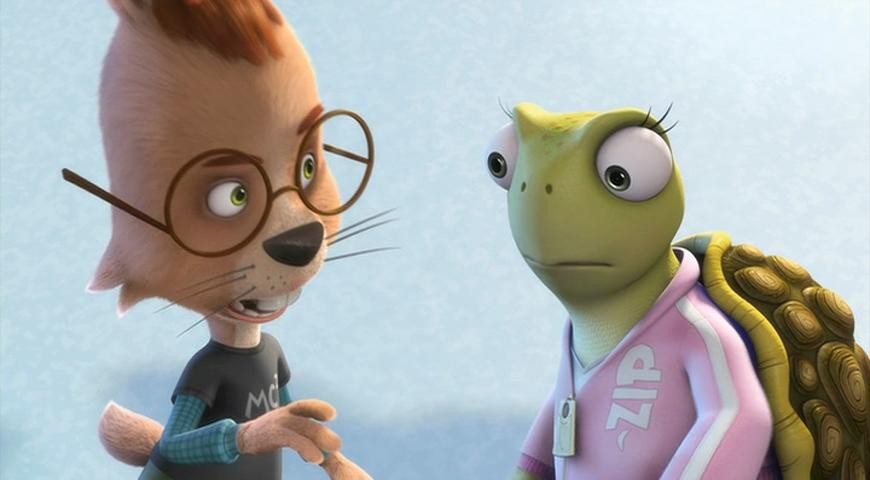 Кадр из фильма Изменчивые басни: Черепаха против Зайца / Unstable Fables: Tortoise vs. Hare (2008)