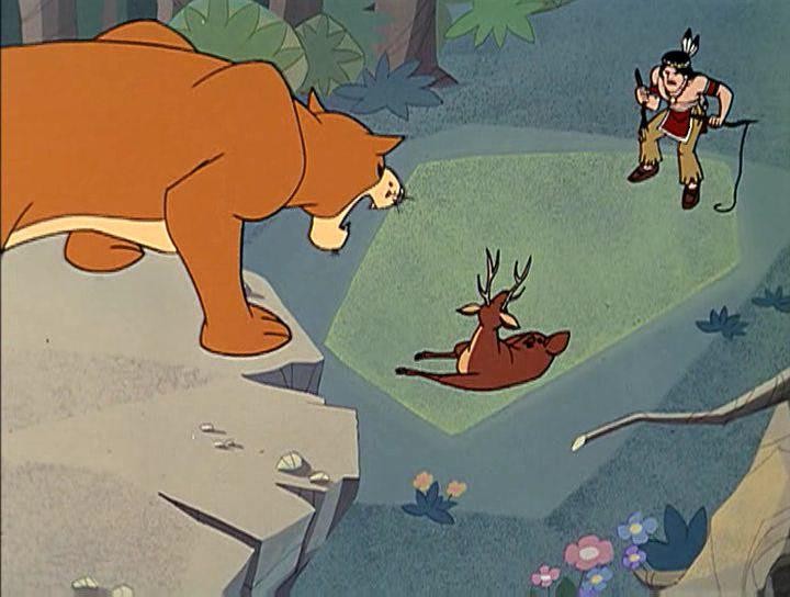Кадр из фильма Белоснежка и Приключения индейцев / Snow White And The Seven Dwarfs and The Legend of Hiawatha (1972)