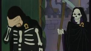 Кадры из фильма Плоский Мир - Вещие сестрички / Wyrd Sisters (1997)