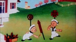 Кадры из фильма Морячок Папай и Волшебная лампа Аладдина / Popeye the sailor. Aladdin and wonderful lamp (1936)