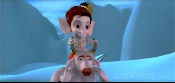 Кадр из фильма Маленький Ганеша / Bal Ganesh (2007)
