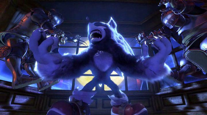 Кадр из фильма Соник: Ночь ежа-оборотня / Sonic: Night of the Werehog (2008)