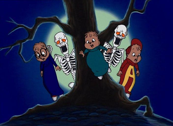 Кадр из фильма Элвин и бурундуки встречают Франкенштейна / Alvin and the Chipmunks Meet Frankenstein (1999)