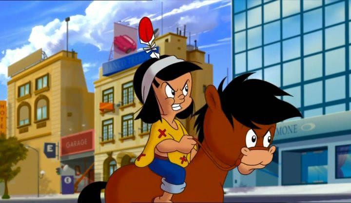 Кадр из фильма Приключения маленького вождя / Patoruzito The Great Adventure (2006)