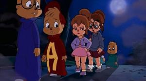 Кадры из фильма Элвин и бурундуки встречают оборотня / Alvin and the Chipmunks Meet the Wolfman (2000)