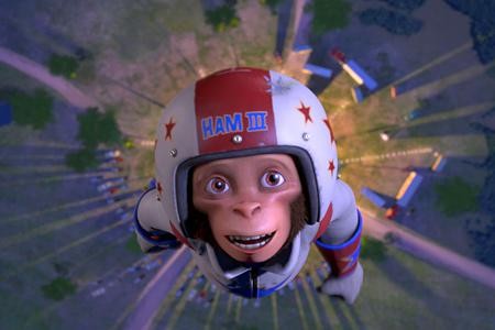 Кадр из фильма Мартышки в космосе / Space Chimps (2008)