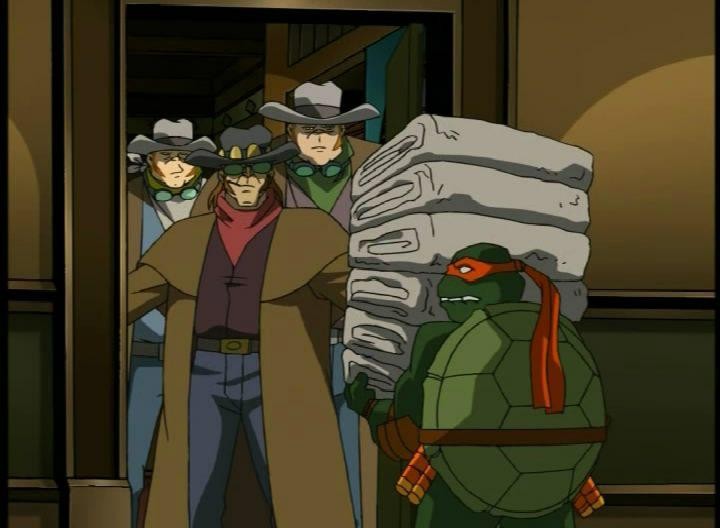 Кадр из фильма Черепашки ниндзя. Новые приключения / Teenage Mutant Ninja Turtles (2003)