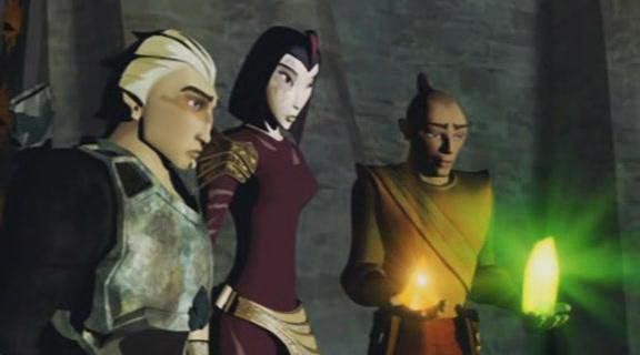 Кадр из фильма Драконы II: Эра металла / Dragons II: The Metal Ages (2005)