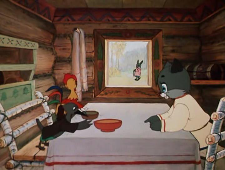 Кадр из фильма Петушок – Золотой гребешок (1955)